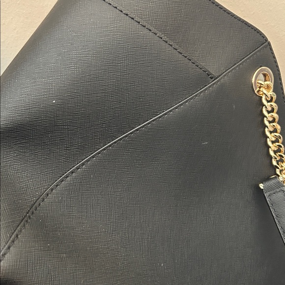 Michael Kors Black Tote with Gold Accents - Picture 8 of 8